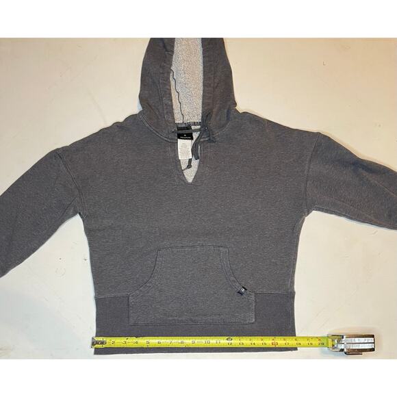 VTG Champion Women’s Hoodie Charcoal Gray Pullover Sz M Made in Jordan Y2K Era - Picture 6 of 10